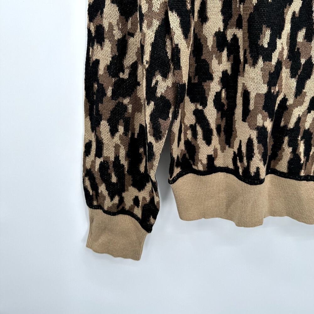 JOHN & JENN Evereve Wes Camo Pullover Sweater // XS - Picture 8 of 11